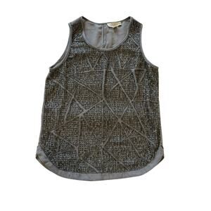 Olve & Oak Beaded Tank/Blouse - Size Small